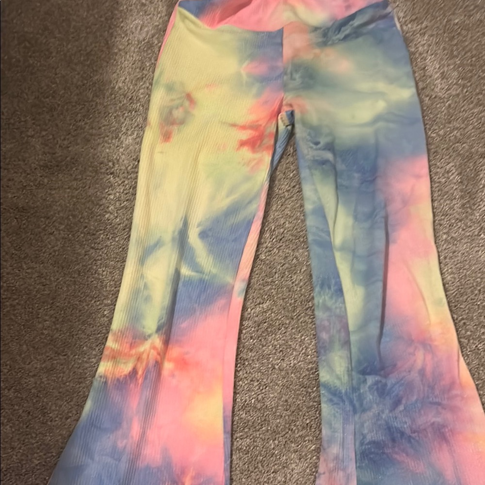 Tie-Dye Flared Bottoms